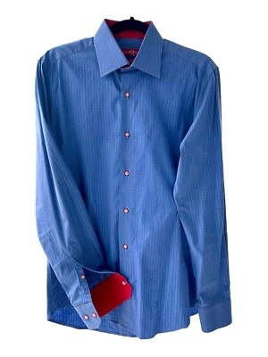 ALEXANDER McQUEEN Men  Shirt Size M Slim Fit , Blue, red accent - Image 1 of 4