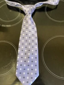 Necktie Florence & Fred 4" Wide 58" Long Retro Purple Polyester Hand Made - Picture 1 of 6