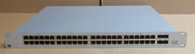 Cisco Meraki MS120-48LP-HW 48x 1GbE PoE+ + 4x SFP Cloud Managed Switch UNCLAIMED - Image 1 of 4