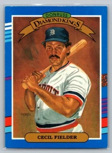 1990 Donruss Diamond Kings Cecil Fielder #3 - Picture 1 of 2