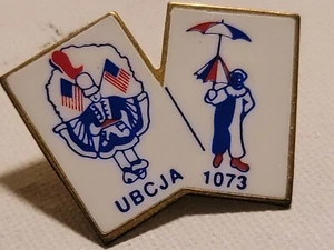 ubcja pin "1073" Union Made Vintage RARE Patriotic Edition - Picture 1 of 3