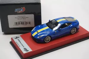 1/43 BBR FERRARI F12 BERLINATTA AZZURRO DINO STRIPE RED LEATHER LE20 PC N MR - Picture 1 of 5