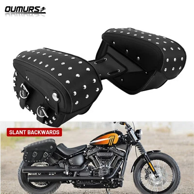 NEW Motorcycle Saddlebags Tool Luggage Bags for Harley Dyna Wide Super Glide - Image 1 of 4