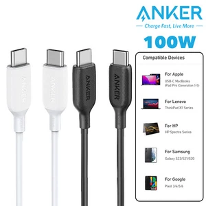 Anker USB C Charger Cable Powerline III 6ft 100W Power Delivery Fast Charging - Picture 1 of 11