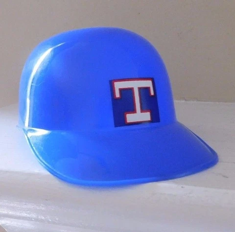 1970s Texas Rangers MLB Mini Helmet Ice Cream Helmet Cover