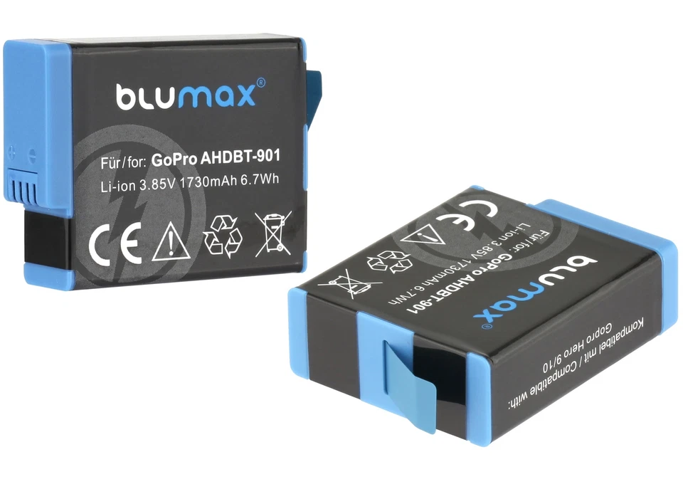 Original Blumax Akku für GoPro Hero 9 / Hero 10 / Hero 11 / AHDBT-901