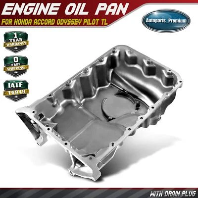 Engine Oil Pan for Honda Accord 2003-2007 Odyssey 2005-2006 Acura 3.0L 3.2L 3.5L - Image 1 of 4