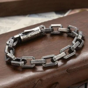 Handmade Rattan Grass Pattern Bracelet - Creative Retro Design, Personalized - Picture 1 of 9