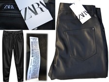 ZARA Men's Jeans Vegan Leather 32 34 36 US / 48 50 52 Italy ZA02T2G