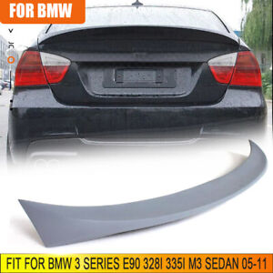 Rear Trunk Spoiler Wing Lip For BMW 3 Series E90 328i 335i M3 Sedan 2005-2011