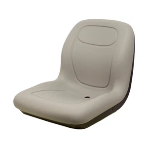 Grey High Back Seat Fits Hustler ZTR Zero Turn Lawn Mower Garden Tractor - Picture 1 of 6