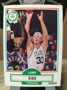 Fleer #8 Larry Bird Boston Celtics 1990 - Imagen 1 de 2
