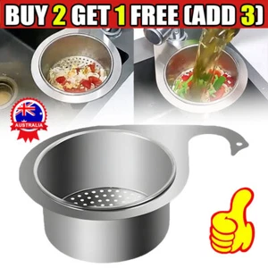 Stainless Steel Swan Sink Strainer Basket, Faucet Hanging Filter Basket NGT - Picture 1 of 14