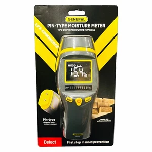 Pin Type Digital Moisture Meter for Water Damage and Mold Prevention - Picture 1 of 2