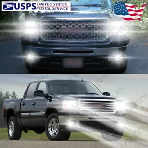 Para GMC Sierra 1500 2500 3500 2007-2013 6X Faro LED Hi Lo Bombilla Antiniebla GB - Imagen 1 de 12