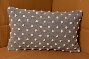 Cotton Cushion Cover Diamond Pompom Dots Home Decor Sofa Throw Pillow Case - Picture 1 of 6