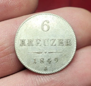#05-38 ~ Autriche - 6 Kreuzer 1849 A - Vienne - Foto 1 di 3