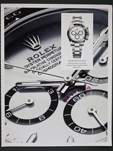 Official Magazine PRINT Rolex Cosmograph Daytona Panda Dial Cerachrom Bezel - Bild 1 von 1