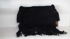 Classic Clever Carriage Company Black Bag with fringe- NEW