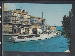 Cartolina Taranto Fregata Rizzo al Passaggio del Canale Navigabile RB109 - Bild 1 von 2