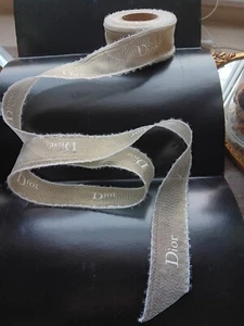 Authentic Dior Gold Holiday Ribbon - 3 yards (108") - Picture 1 of 3