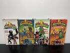 Vintage Mighty Morphin power ranger vhs lot 4 total