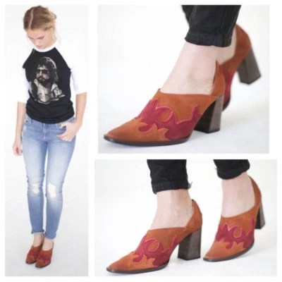 NUEVO: Botín Free People Alamo Western en Marrón Talla: 39 (9 EE. UU.) Foto 1 de 4