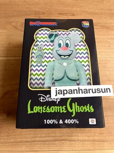 MEDICOM TOY BE@RBRICK Lonesome Ghosts 100% & 400% Action Figure Disney - Picture 1 of 14