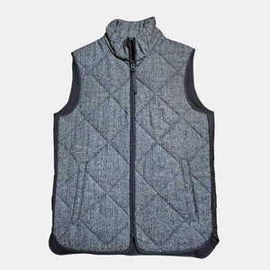 J. Crew Walker Herringbone Vest XS Quilted Puffer Insulated Quiet Luxury - Picture 1 of 10