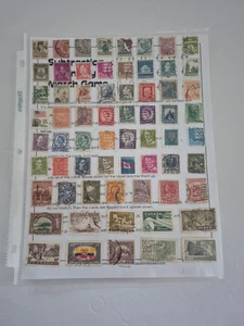 Vintage lot of Used Stamps 65 in total - Picture 1 of 9