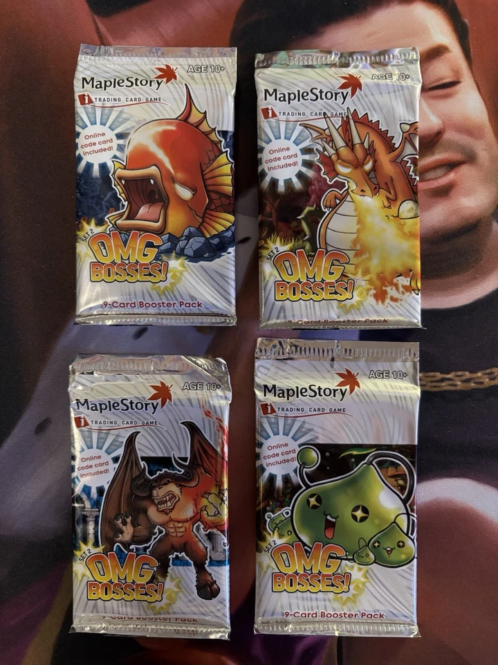 Maplestory ITCG набор 2: Omg! Набор из 4 бустеров Bosses Booster Pack Art - Изображение 1 из 1