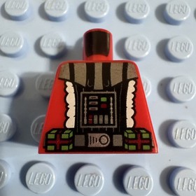 Lego Santa Darth Vader Minifigure Star Wars 75056 sw0599 - Torso Only