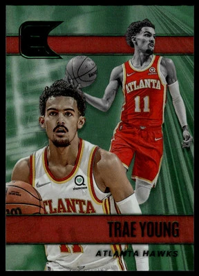 2021-22 Panini Chronicles #310 Trae Young Green - Image 1 of 2