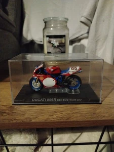 Vintage Rare Ducati 996R 2001 Racing Motorcycle Ben Bostrom 1:24 Scale - Picture 1 of 5
