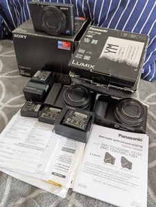 Panasonic lumix tz100 Konvolut 2 Kameras + als Geschenk Sony rx 100 - Bild 1 von 21