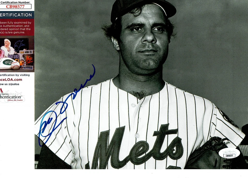 New York Mets Joe Torre  autographed 8x10  photo  JSA certified - Image 1 of 1
