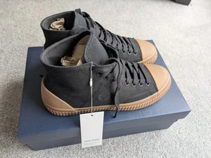 Fred Perry Margaret Howell Hughes Mid Cut SB5911 Black UK 6 NEW - Fast Dispatch - Picture 1 of 14