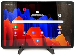 Galaxy Tab S7 2020 128 GB Wifi + 4G SM-T875 Noir - Très bon état - Photo 1/5