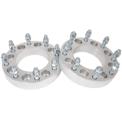 2Pc Wheel Adapters 1.5" 8x6.5 to 8x180 For Chevrolet Silverado 2500 HD 2001-2010 Foto 1 de 4