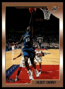 1998-99 Topps Calbert Cheaney Washington Wizards #114 - Picture 1 of 2
