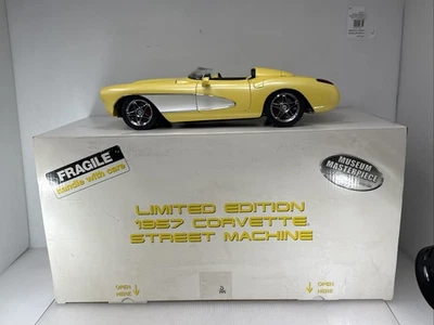1/12 Danbury Mint  Museum Masterpiece 1957 Corvette Street Machine Yellow RARE - Image 1 of 4