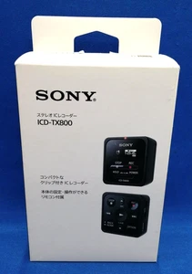 SONY ICD-TX800 Black Linear PCM IC Small Recorder 16GB Remote Recording Usato - Foto 1 di 4