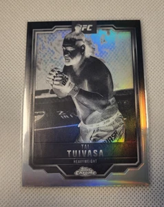 2025 TOPPS CHROME UFC TAI TUIVASA NEGATIV REFRACTOR NO.53 - Bild 1 von 2