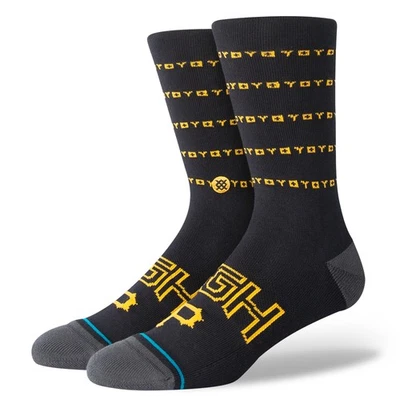 Men's Stance  Black Pittsburgh Pirates 2023 City Connect Crew Socks - Image 1 of 3
