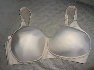 Leading Lady 46D Plus Size Nude Color Full Coverage Padded Wirefree Bra 5042 - Picture 1 of 2