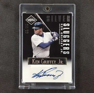 2011 Panini Limited Silver Sluggers Ken Griffey Jr Signatures SP Silver Auto /20 - Picture 1 of 2