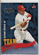 2003 Donruss Champions Team Colors Albert Pujols #TC-19 ST LOUIS CARDINALS