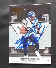 KEENAN McCARDELL CHARGERS BUCS WIDE RECEIVER SIGNED AUTOGRAPHED FOOTBALL CARD