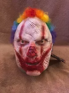 Halloween Scary Circus Clown Horror High-Quality Latex Deluxe Mask - Picture 1 of 6