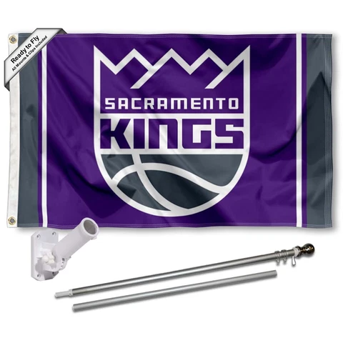 Sacramento Kings Flag Pole and Bracket Kit Cover